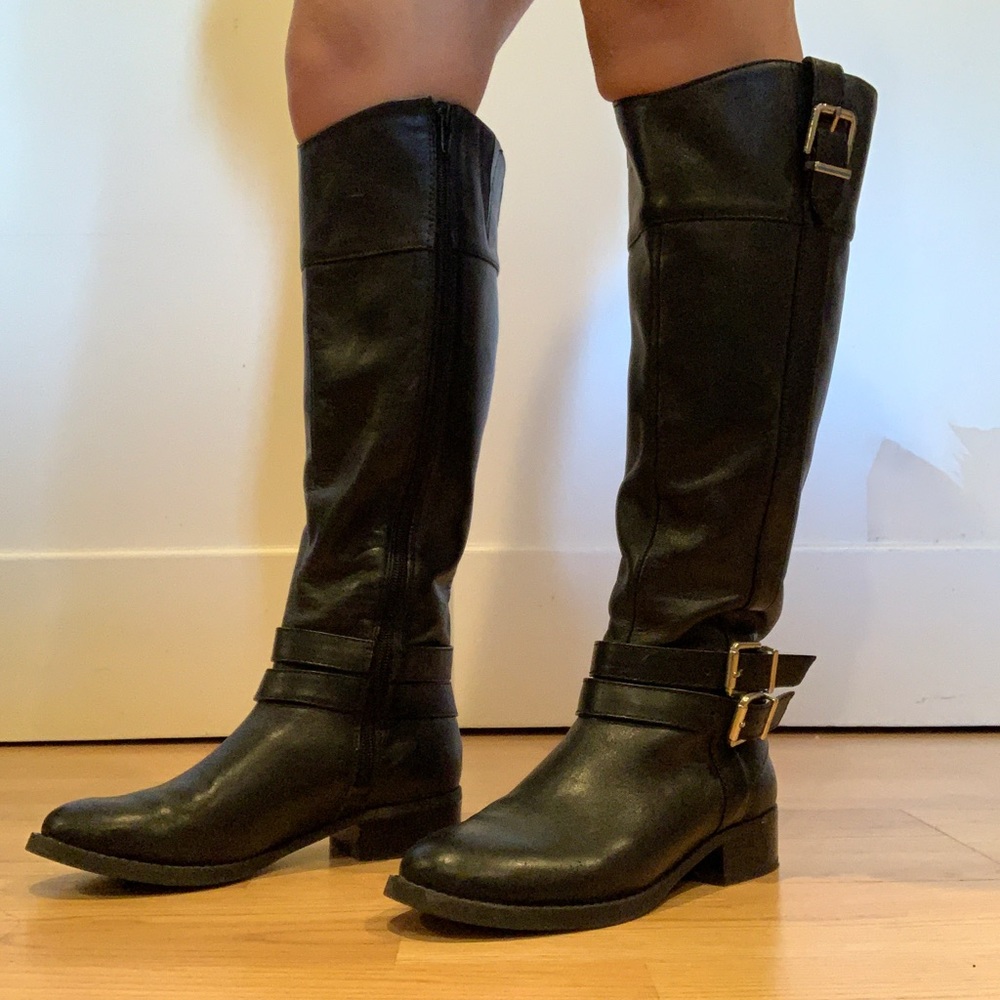 Petite sized black boots